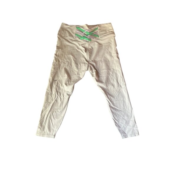 Fabletics PowerHold White Leggings 2X Polyester/Elastane Womens Activewear - Picture 1 of 8